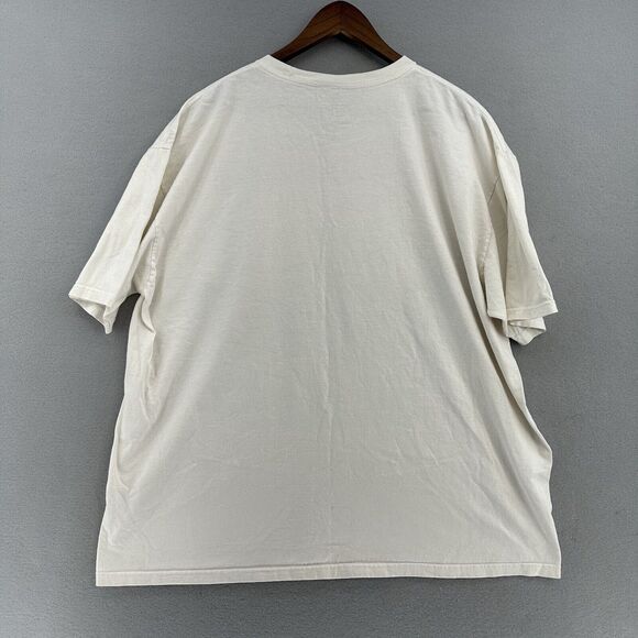 Y2K Los Angeles Cali Graffiti Return To Sender White Mens Tshirt 2XL Baggy Loose - Picture 2 of 7